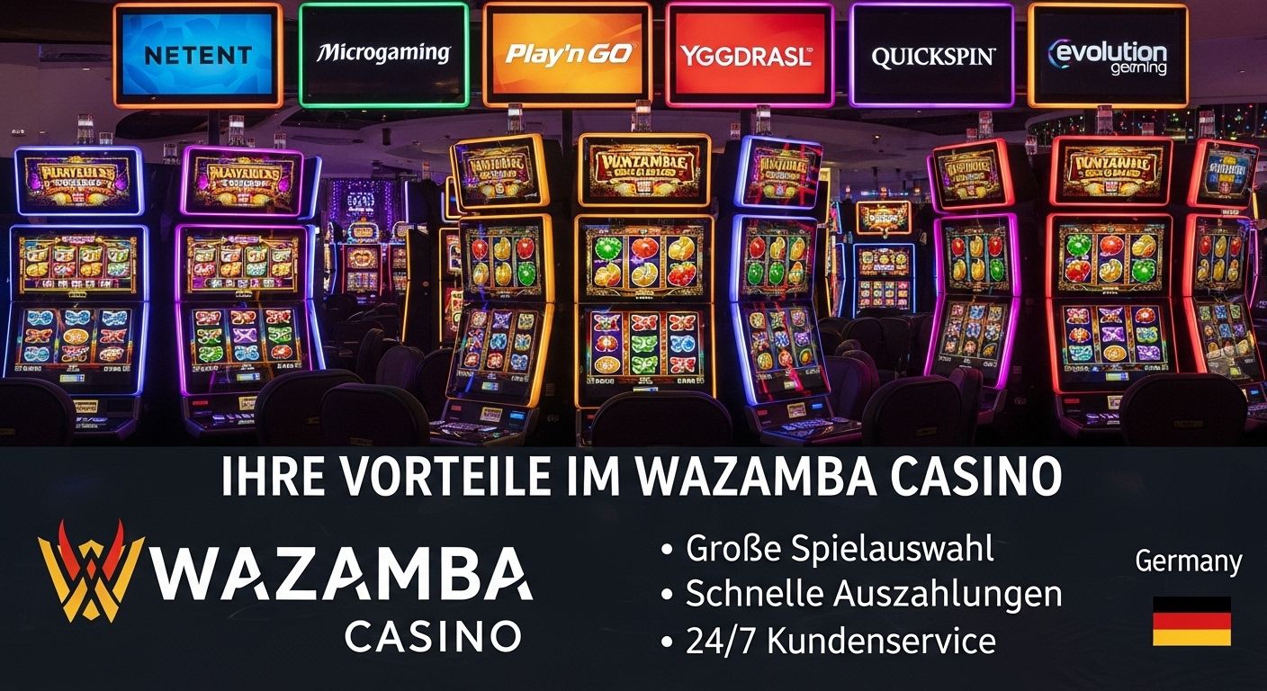 Spiele- und Softwareanbieter wazamba online casino